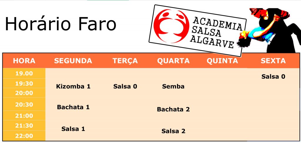 Horário da salsa em Faro